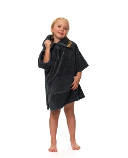 Dětské plážové pončo, 3-5 let, Cool Gray
