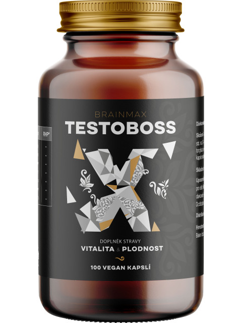 BrainMax Testoboss, 100 vegan kapslí