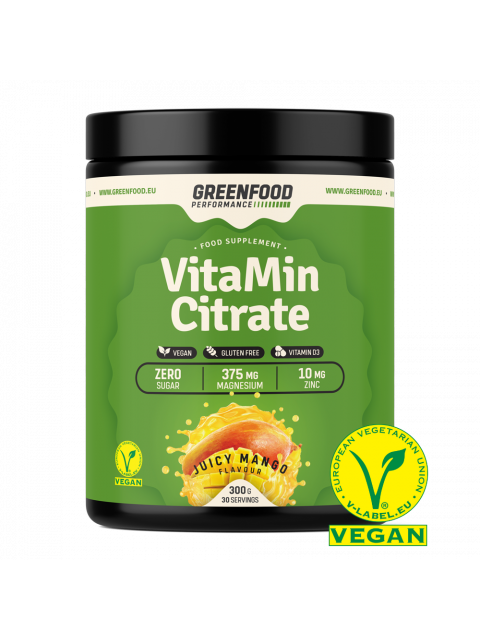 GreenFood Performance VitaMin Citrate 300g - Mango