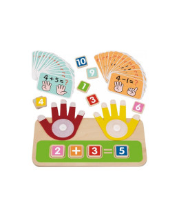 TookyToy Dřevěná matematická hra pro děti