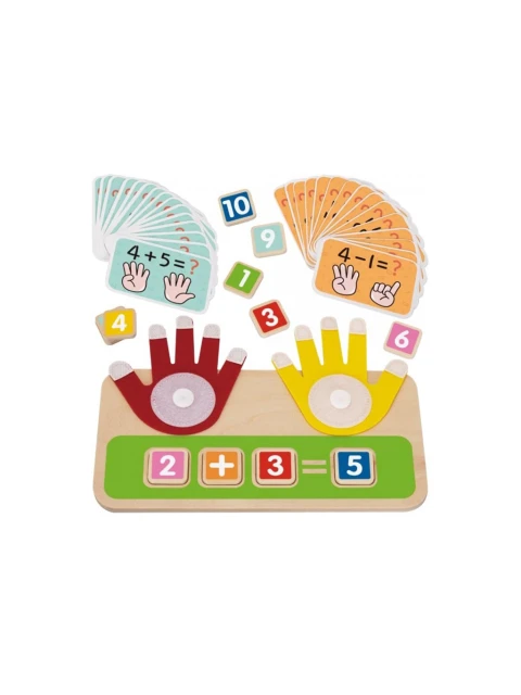 TookyToy Dřevěná matematická hra pro děti