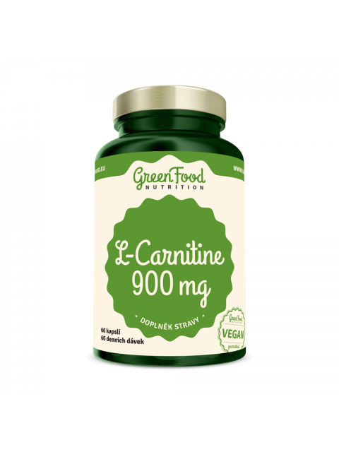 GreenFood GreenFood L-Carnitin 900mg 60 kapslí - EXPIRACE 10/2023