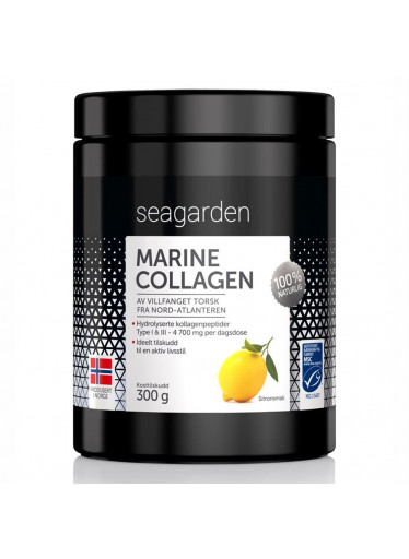 Seagarden Marine Collagen, 300 g - citrón