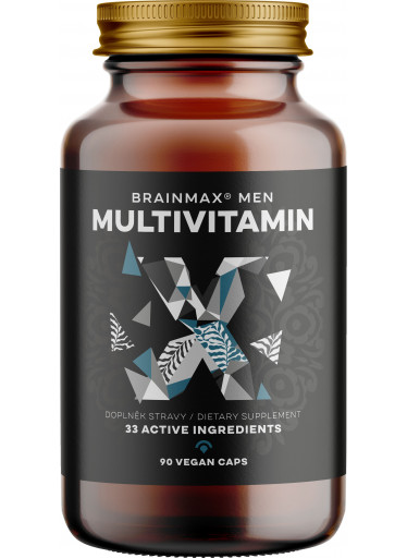 BrainMax Men Multivitamin, multivitamín pro muže, 90 rostlinných kapslí