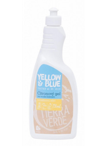 Yellow&Blue Citronový gel na vodní kámen (750 ml) - s citronovou silicí