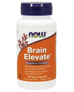 NOW Brain Elevate (posílení mozku), 60 rostlinných kapslí