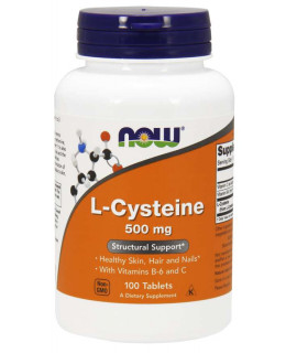 NOW L-Cysteine, 500 mg, 100 tablet