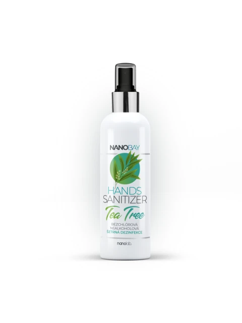 NANOBAY Česká dezinfekce s vůní pro celou rodinu HANDS Sanitizer bez alkoholu 100 ml - EXPIRACE 3/2023