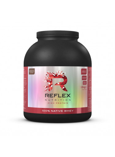 Reflex 100% Native Whey, 1,8 kg - čokoláda