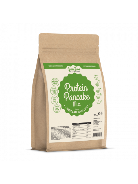 GreenFood Proteinové palačinky 500g - Čoko-lískový ořech
