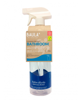 Baula Startovací sada Do koupelny - láhev a ekologický čistící prostředek na čištění koupelen v tabletách 5 g na 750 ml čistícího přípravku
