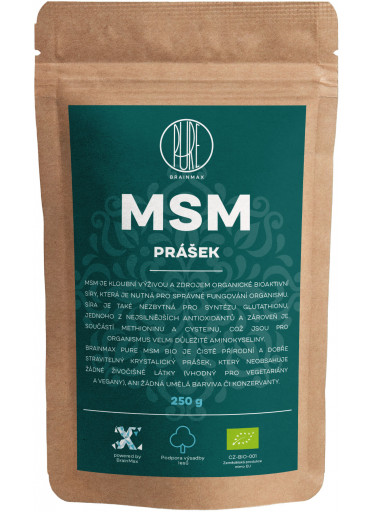 BrainMax Pure MSM BIO prášek, 250 g