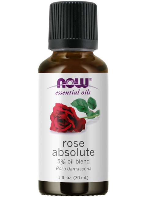 NOW Essential Oil, Rose Absolute Oil Blend (éterický olej Růže), 30 ml