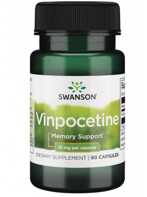 Swanson Vinpocetine (podpora paměti), 10 mg, 90 kapslí