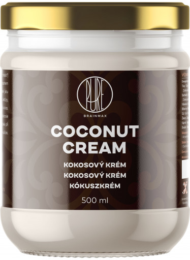BrainMax Pure Kokosový krém BIO, 500 g