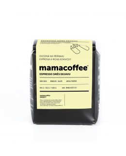 mamacoffee Espresso směs Dejavu 250g - žlutý meloun a třtinový cukr, mléčná čokoláda