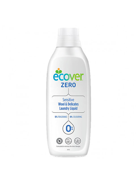 ECOVER ZERO Sensitive na choulostivé prádlo 1L, 22pd