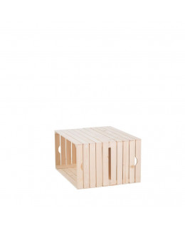 ČistéDřevo Dřevěné bedýnky konferenční stolek 39 x 60 x 60 cm