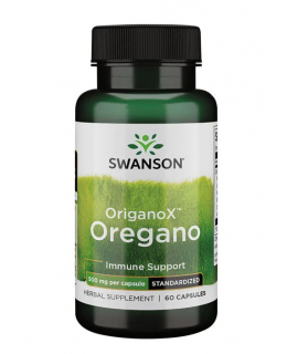 Swanson OriganoX Oregano 500 mg, 60 kapslí - EXPIRACE 3/23