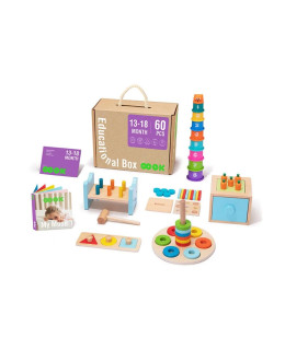 TookyToy Montessori vzdělávací box pro děti 13-18 měsíců