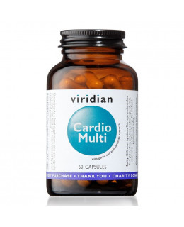 Viridian Cardio Multi (Multivitamín pro kardiovaskulární systém), 60 kapslí