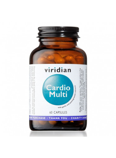 Viridian Cardio Multi (Multivitamín pro kardiovaskulární systém), 60 kapslí