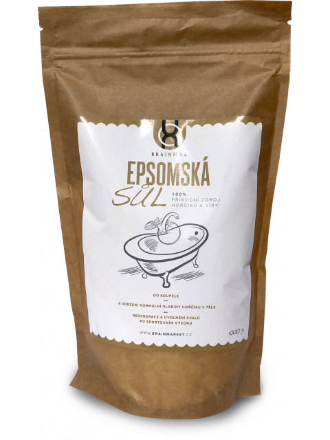 BrainMax - Epsomská sůl, 1kg