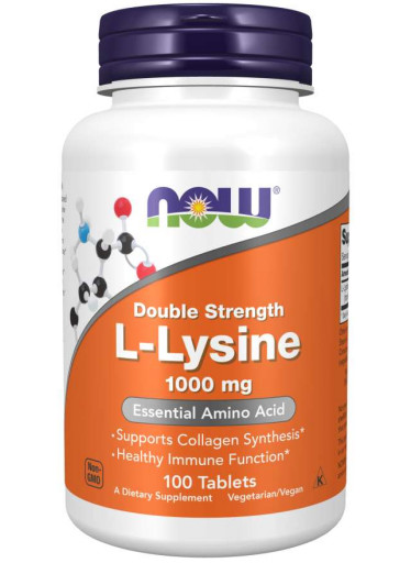 Now L-Lysine (L-lysin), 1000 mg, 100 tablet