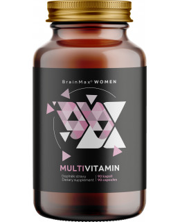 BrainMax Women Multivitamin, multivitamín pro ženy, 90 rostlinných kapslí