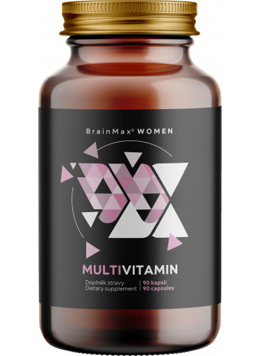 BrainMax Women Multivitamin, multivitamín pro ženy, 90 rostlinných kapslí
