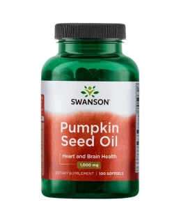 Swanson Pumpkin Seed Oil (Olej z dýňových semínek) 1000 mg, 100 softgelových kapslí