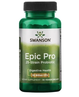 Swanson Epic Pro probiotika 25 kmenů, 30 mld CFU, 30 kapslí