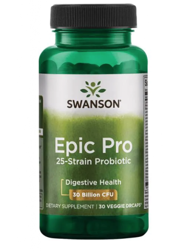 Swanson Epic Pro probiotika 25 kmenů, 30 mld CFU, 30 kapslí