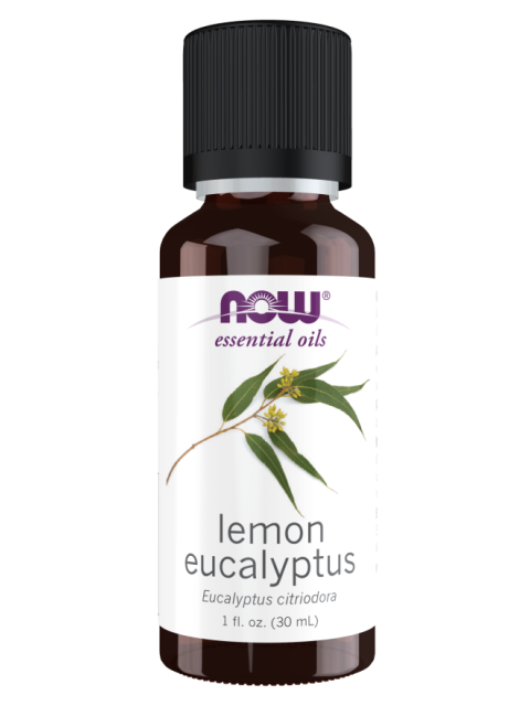 NOW Essential Oil, Lemon Eucalyptus oil (éterický olej z eukalyptu citrónového), 30 ml