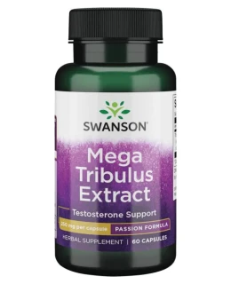 Swanson Mega Tribulus Extrakt (Kotvičník zemní), 250 mg, 60 kapslí - EXPIRACE 9/2025