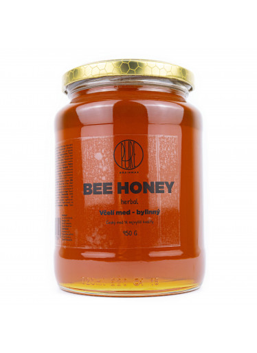 BrainMax Včelí med bylinný, 950 g