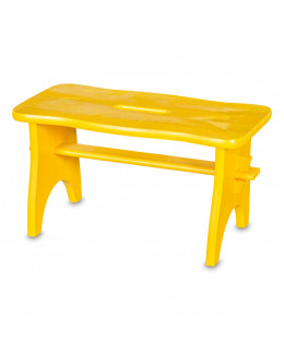 ČistéDřevo Dřevěná stolička - žlutá