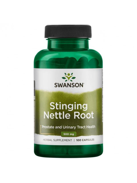 Swanson Stinging Nettle (Extrakt z kopřivy), 500 mg, 100 kapslí