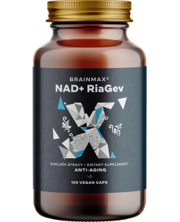 BrainMax NAD+ RiaGev, 750 mg, 100 rostlinných kapslí - EXPIRACE 7/2025