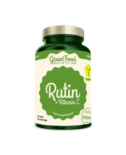 GreenFood Rutin + Vitamin C, 90 kapslí