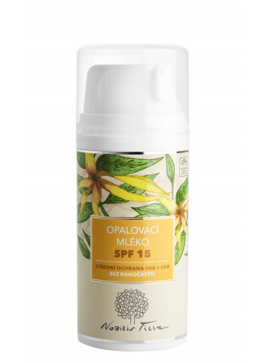 Nobilis Tilia Opalovací mléko SPF 15: 100 ml