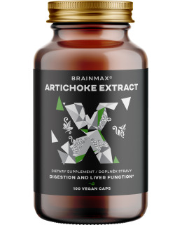 BrainMax Artichoke Extract, 500 mg, 100 rostlinných kapslí