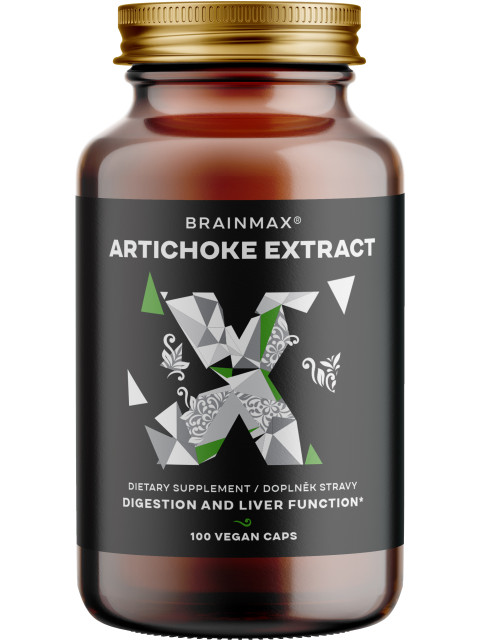 BrainMax Artichoke Extract, 500 mg, 100 rostlinných kapslí