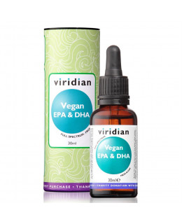 Viridian Vegan EPA and DHA, 30 ml