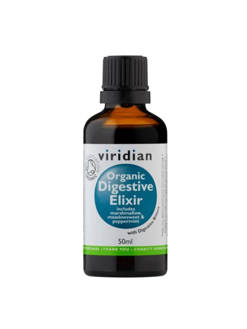 Viridian Digestive Elixir Organic (Elixír pro zažívání), 50 ml