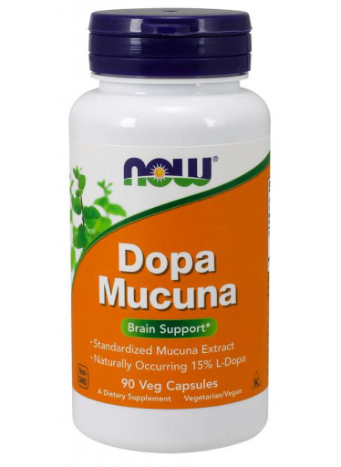 NOW DOPA Mucuna, 90 rostlinných kapslí