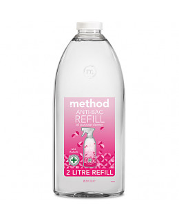 METHOD Antibakteriální univerzální čistič REFILL, 2 l - Rebarbora