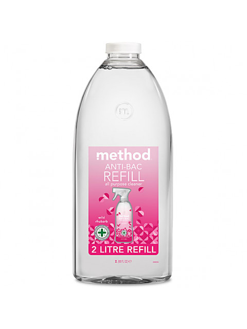 METHOD Antibakteriální univerzální čistič REFILL, 2 l - Rebarbora