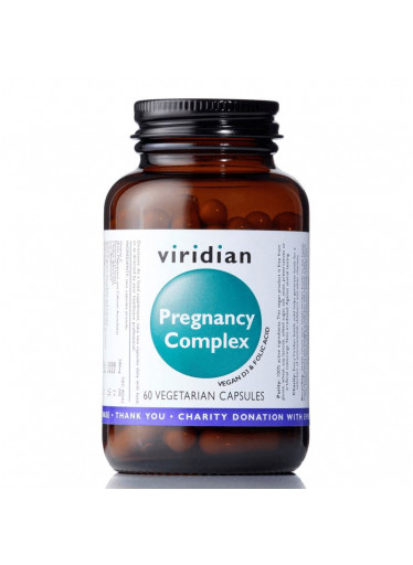 Viridian Pregnancy Complex (Natural multivitamín pro těhotné), 60 kapslí