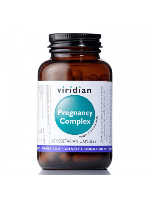 Viridian Pregnancy Complex (Natural multivitamín pro těhotné), 60 kapslí